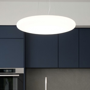 Smarties sp3 d50 ideal lux lampadario da cucina moderna vetro bianco