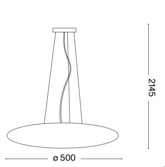 Smarties sp3 d50 ideal lux lampadario da cucina moderna vetro bianco