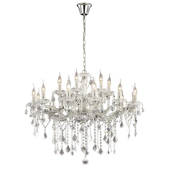 Florian sp12 ideal lux lampadario di cristallo trasparente