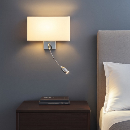 Hotel ap2 applique  comodino camera da letto hotel ideal lux