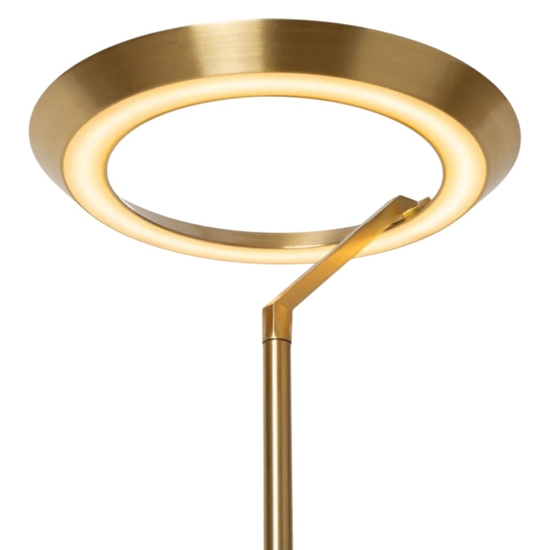 Lampada da terra piantana oro ottone led 2700k dimmerabile