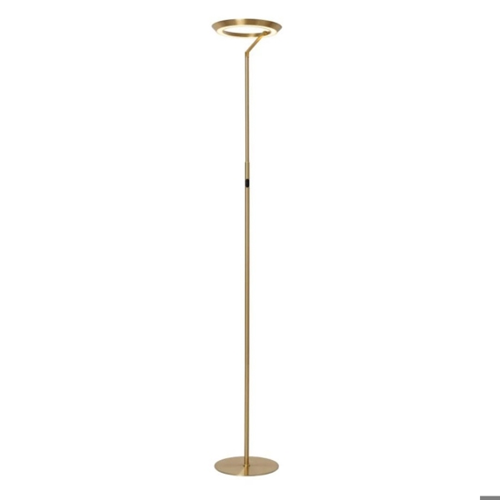 Lampada da terra piantana oro ottone led 2700k dimmerabile