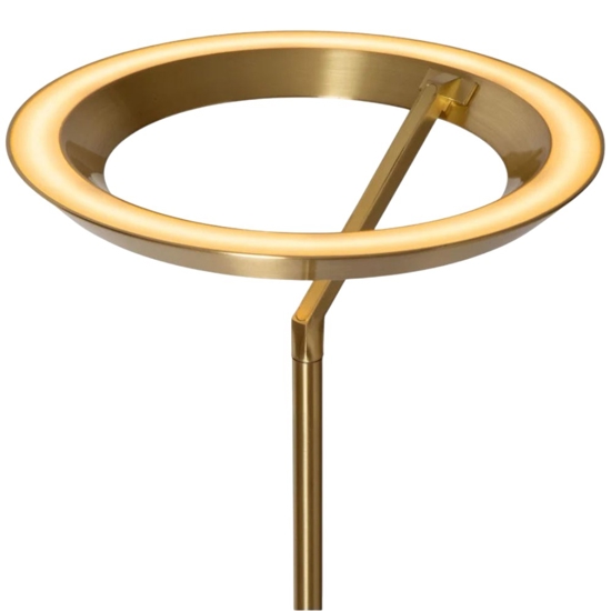 Lampada da terra piantana oro ottone led 2700k dimmerabile