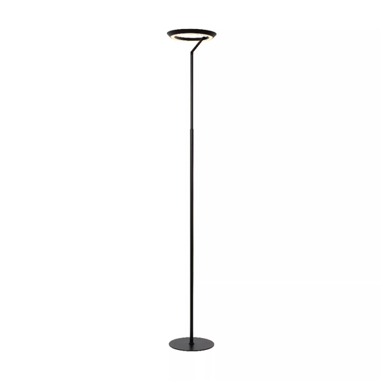 Piantana nera design moderna led 21w 2700k dimmerabile