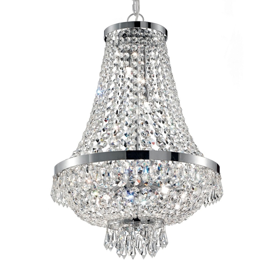 Caesar sp9 lampadario di cristallo ideal lux