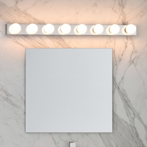 Prive ap8 applique bagni per grande specchio cromo ideal lux