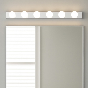 Ideal lux prive ap6 applique bagni cromato luce per specchio