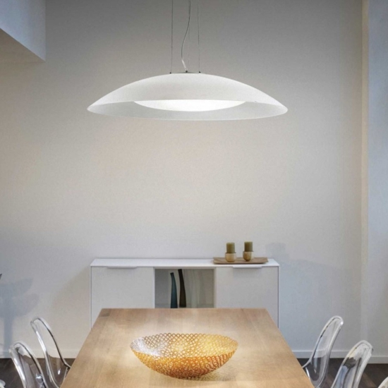 Lena sp3 d74 lampadario per cucina bianco ideal lux