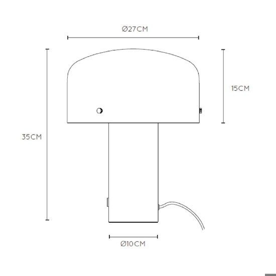 Lampada da tavolo design moderna oro vetro bianco touch dimmer