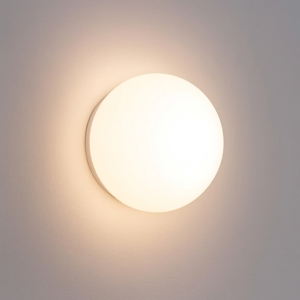Mapa ap1 d20 ideal lux applique sfera vetro bianco da parete