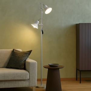 Polly pt2 ideal lux lampada da terra grigio luci orientabili