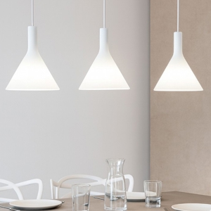 Cocktail sp3 ideal lux lampadario cucina tre luci vetri bianchi