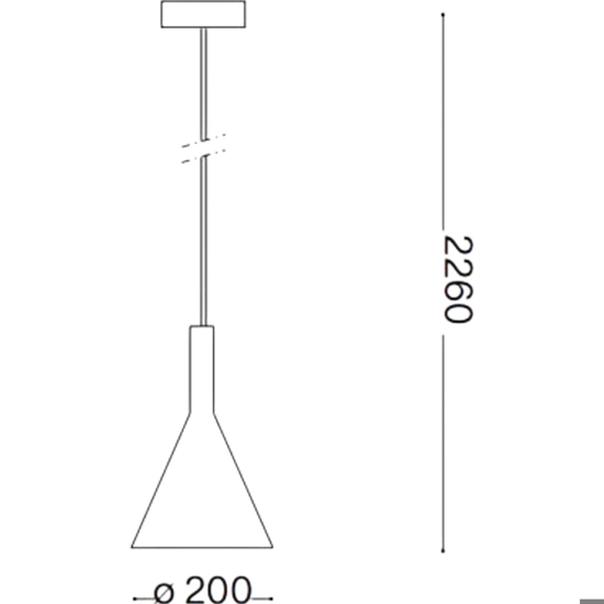Cocktail sp1 small ideal lux lampada a sospensione per isola vetro bianco forma cono