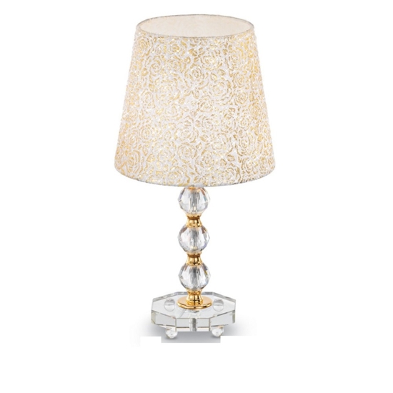 Queen tl1 medium lampada da como' classica di cristallo ideal lux