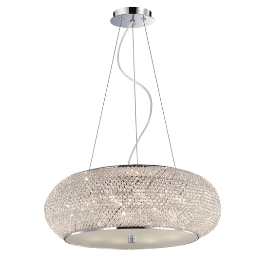 Pasha' sp10 ideal lux lampadario di cristallo design micro sfere