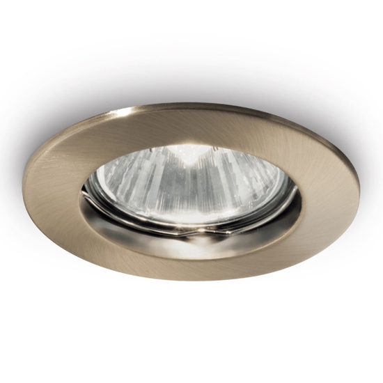 Ideal lux jazz fi box da 3 faretti da incasso bronzo rotondo
