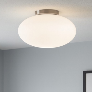Candy pl1 d40 ideal lux plafoniera camera da letto 40cm sfera vetro bianco
