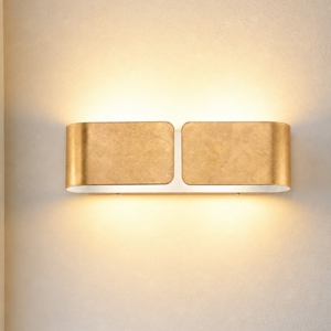 Clip ap2 small lampada da parete oro ideal lux applique moderna