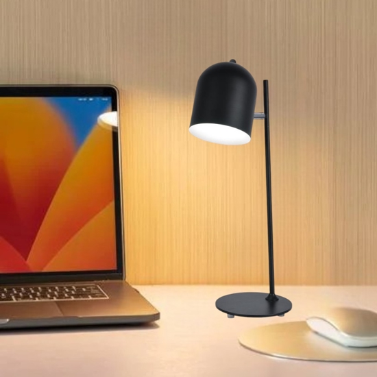 Lampada da scrivani nera per ufficio moderno fp