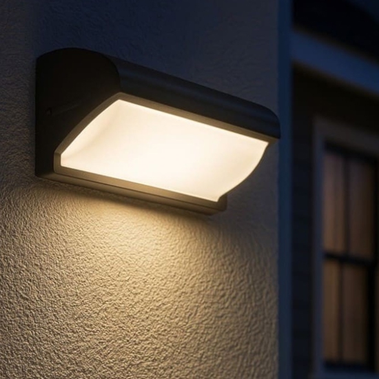 Applique per esterni moderni antracite isyluce elba