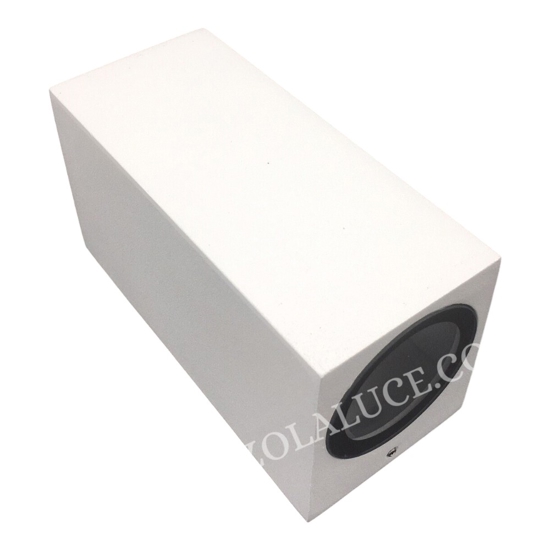 Applique da esterno bianco isyluce squadrato