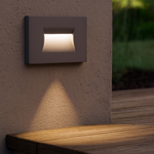 Isyluce segnapasso led 3w 4000k da incasso per esterno