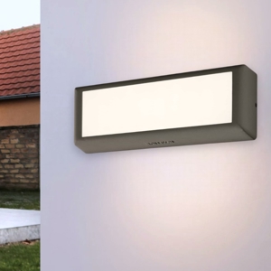 Applique da esterno led 12w 4000k antracite isyluce