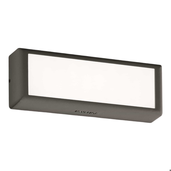 Applique da esterno led 12w 4000k antracite isyluce