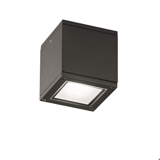 Faretto da soffitto per esterno cubo antracite
