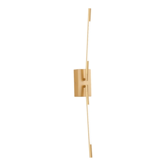 Applique oro bacchette orientabili moderna led 10w 3000k