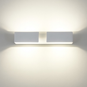 Isyluce applique bianca moderna led 40w 3000k design