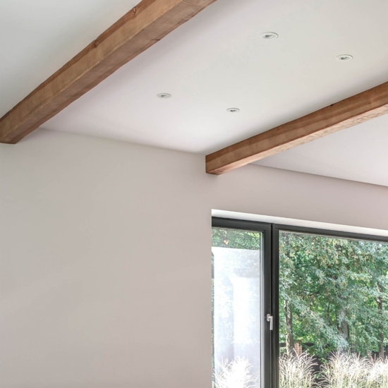 Faretto da incasso a soffitto metallo bianco rotondo orientabile