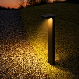 Lampione da giardino antracite led 8w 3000k moderno