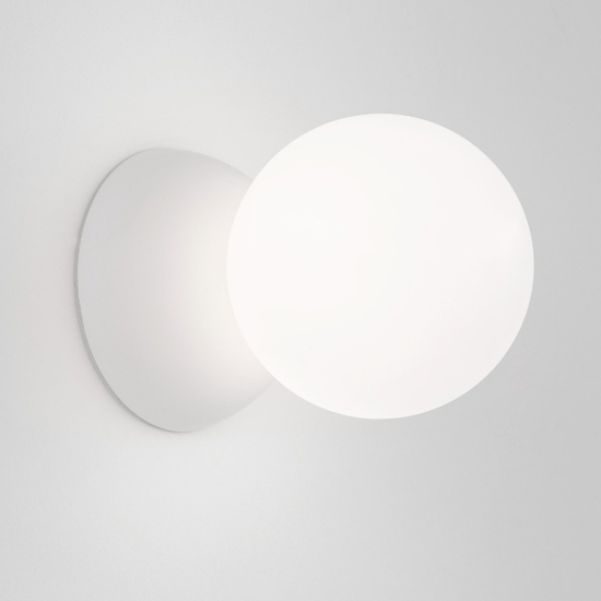 Applique di gesso bianco da comodino camera da letto