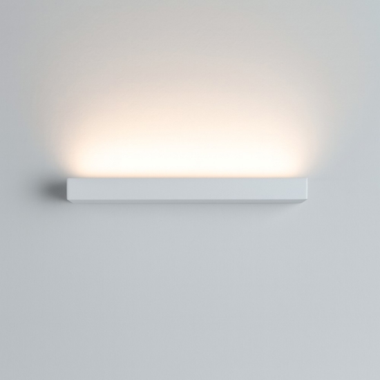 Applique moderna isyluce plate bianco led 12w 3000k 4000k