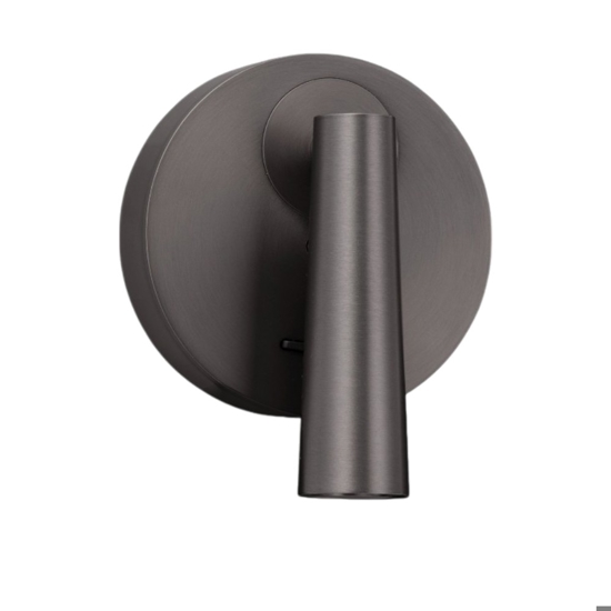 Applique grigio da comodino led da lettura per camera da letto
