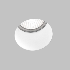 Faretto di gesso rotondo da incasso per controsoffitto