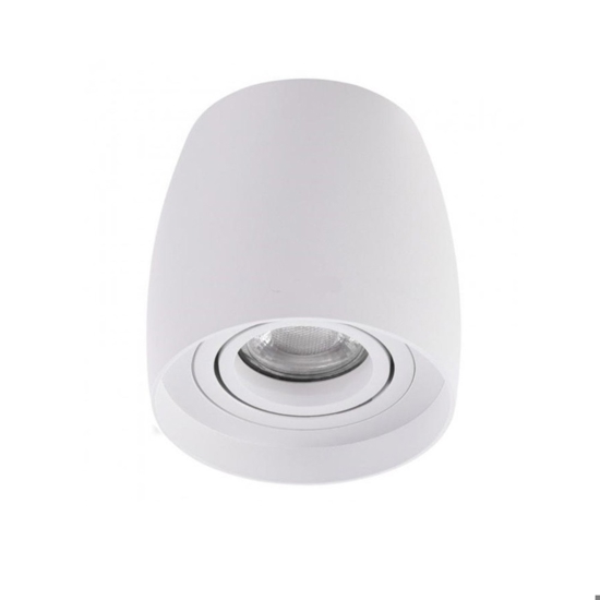Faretto moderno da soffitto bianco orientabile