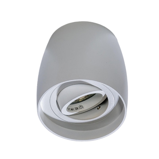 Faretto moderno da soffitto bianco orientabile