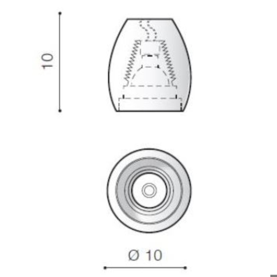 Faretto nero da soffitto orientabile moderno