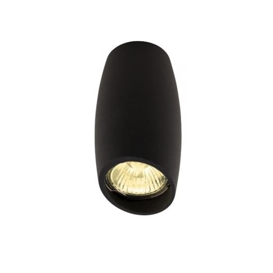 Faretto plafone da soffitto nero design moderno fp