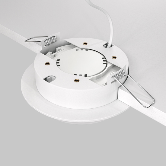 Faretto da incasso a soffitto hoop bianco rotondo gx53 maytoni