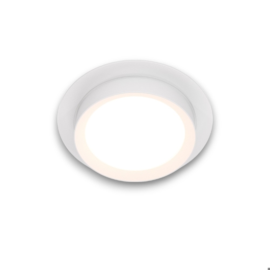 Faretto da incasso a soffitto hoop bianco rotondo gx53 maytoni