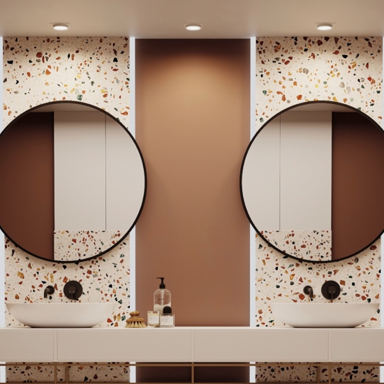 Faretto da incasso a soffitto hoop bianco rotondo gx53 maytoni