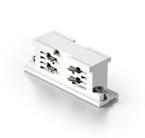 Giunto lineare bianco per connessione elettrica meccanica binario trifase gea luce