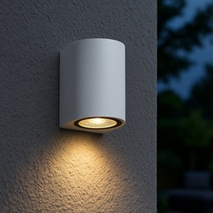Top light applique da esterno lione bianca ip65