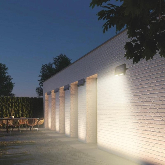 Faro da esterno solare 2w 3000k 4000k 6000k con sensore crepuscolare fp