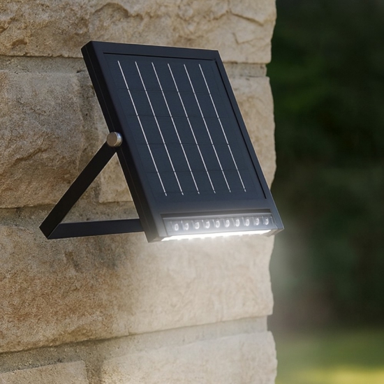 Faro proiettore da esterno 10w cct sensore crepuscolare ip54 fp