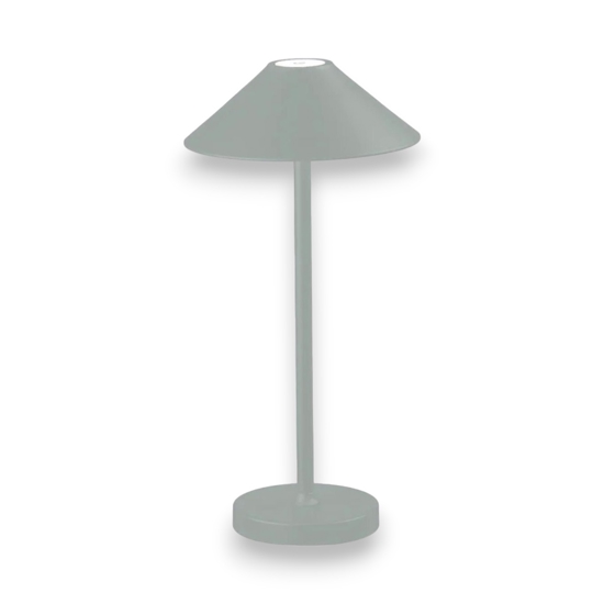 Lampada da tavolo salvia senza fili led 3w 3000k lt moon ondaluce fp