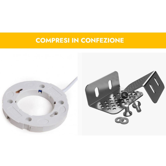 Plafoniera per cucina di gesso ceramico bianco moderna fp